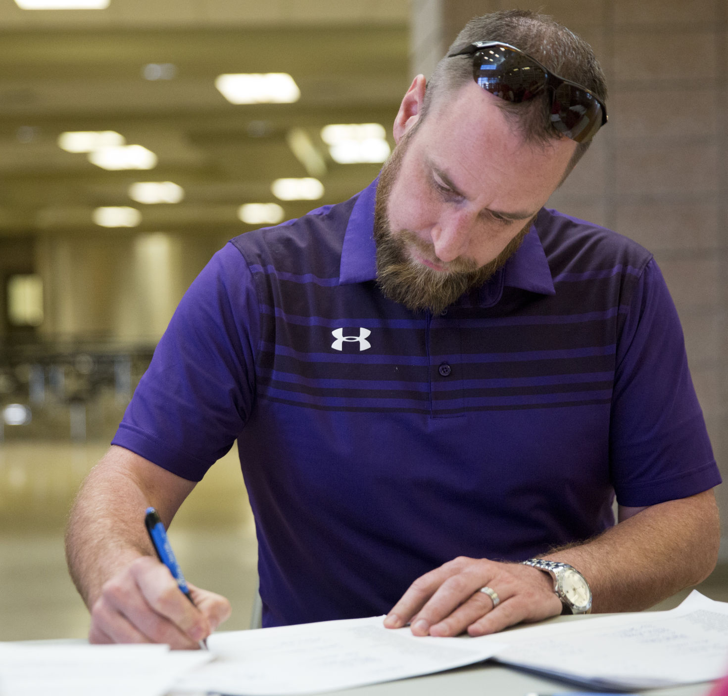 Teachers sign contracts